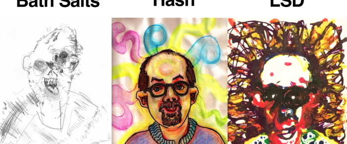 This Guy Got High On 52 Drugs Then Drew These Trippy Self-Portraits This Guy Got High On 52 Drugs Then Drew These Trippy Self-Portraits